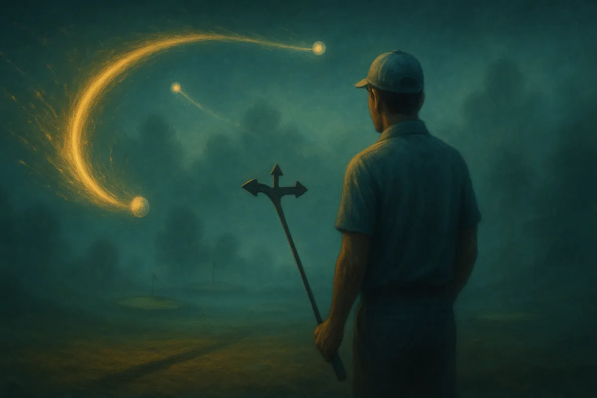 ボールが狙いから逸れるのは目標の見失い