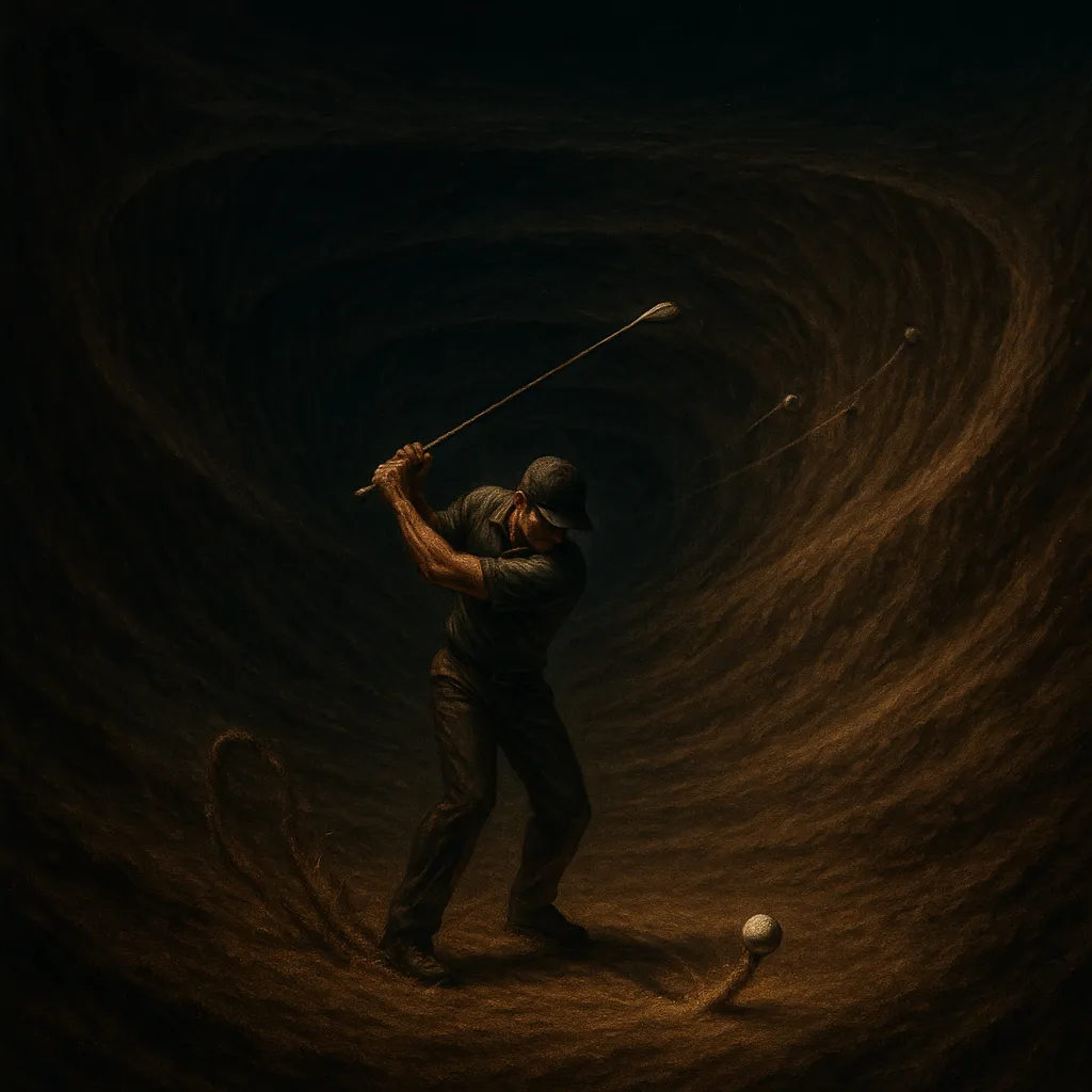 バンカーから抜け出せない困難な状況の象徴