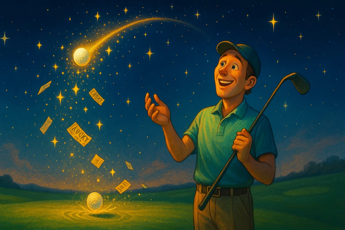 ゴルフが上手く打てない夢は宝くじ運に関係する?