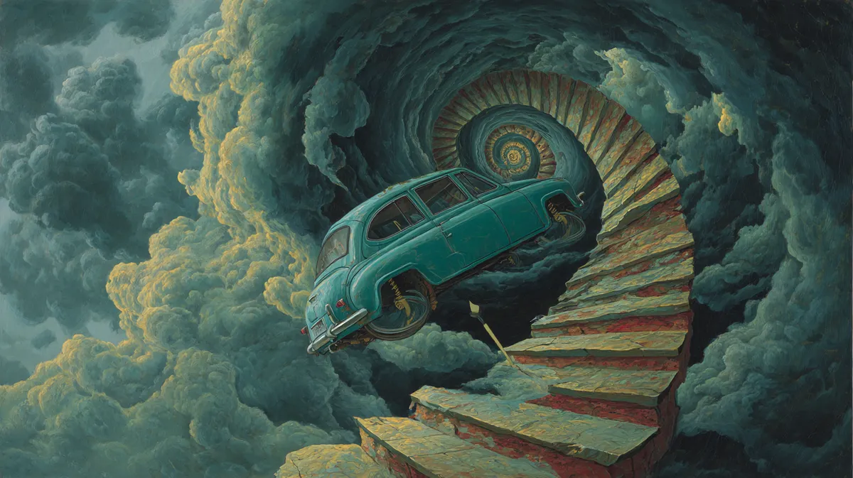 車がバックして止まらない夢を夢占いで紐解く